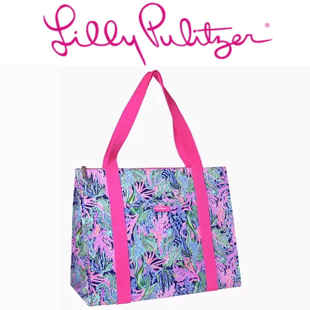 Lilly Pulitzer Insulated Market Shopper Tote